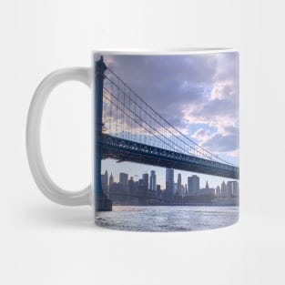 Sunset Manhattan Bridge Skyline Dumbo Brooklyn New York City Mug